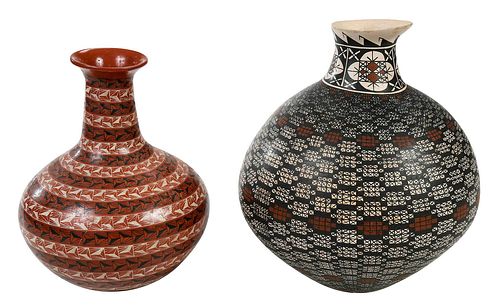 TWO SOUTHWESTERN POLYCHROME
