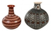 TWO SOUTHWESTERN POLYCHROME PO