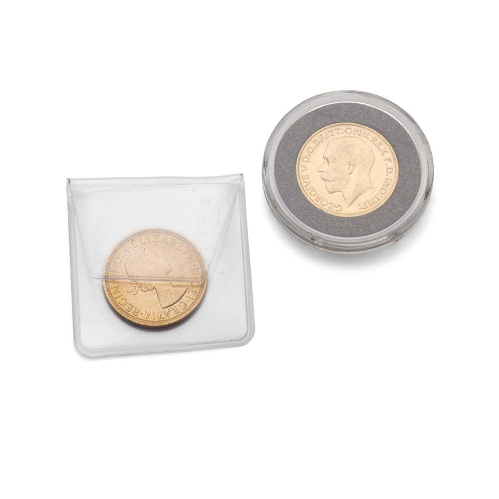TWO SOVEREIGNS 1911 & 1957(2)