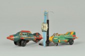 TWO SPACE PLANES AND TOY WATCH