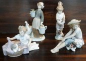 TWO SPANISH AND TWO LLADRO POR