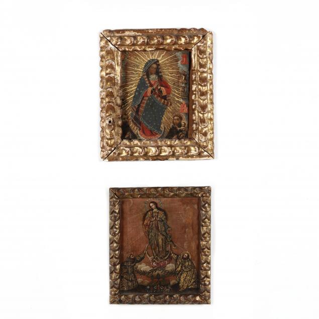 TWO SPANISH COLONIAL DEVOTIONAL