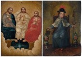Two Spanish Colonial retablos