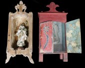 TWO SPANISH COLONIAL SHRINES,