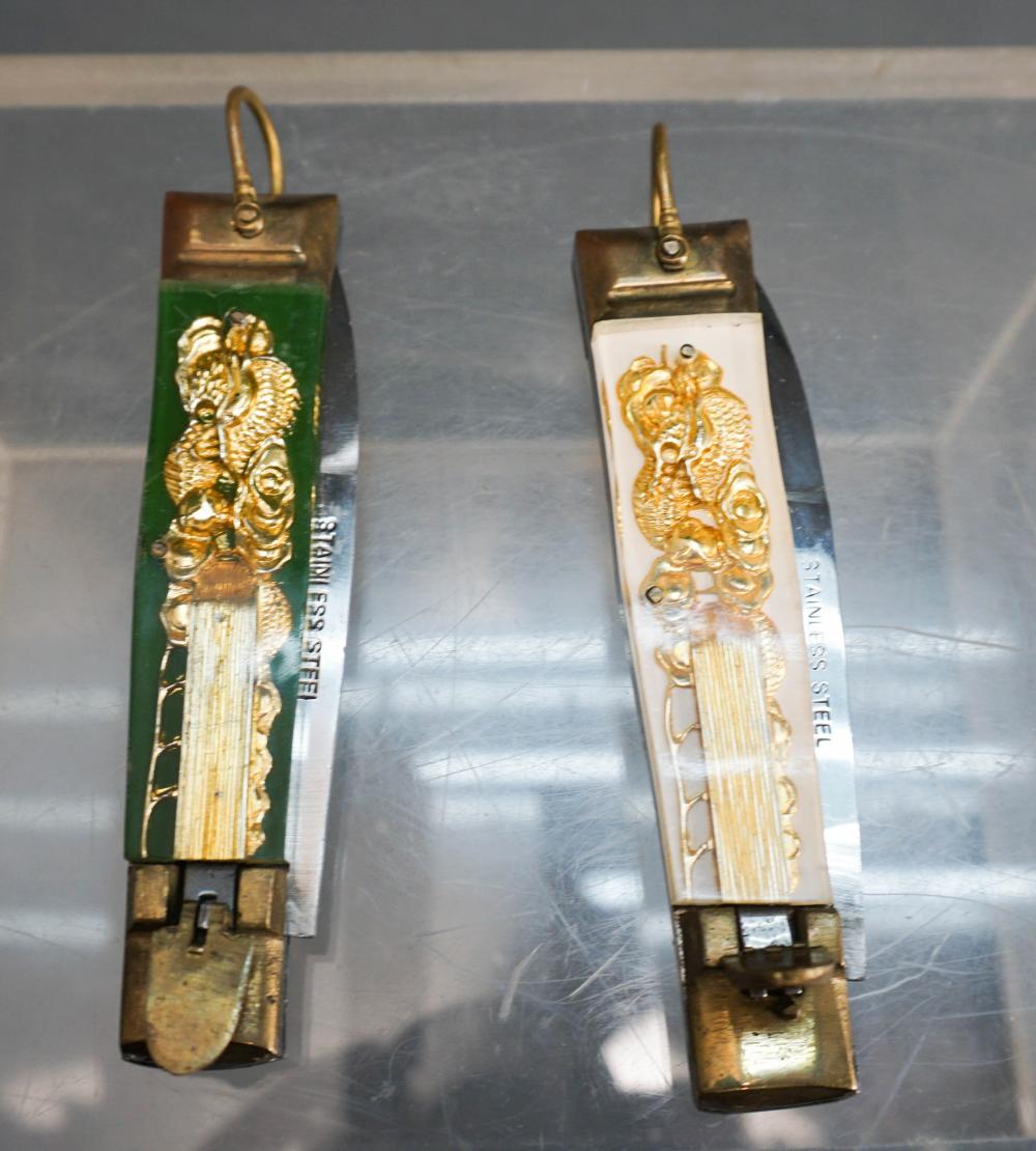 TWO SPANISH FOLDING POCKET