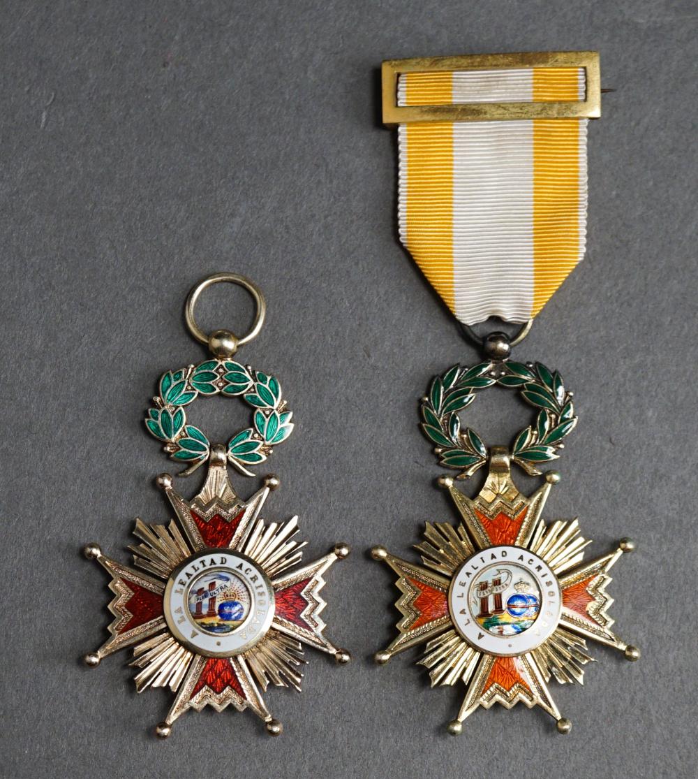 TWO SPANISH 'ORDER OF ISABELLA