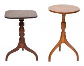 TWO SPIDER-LEG CANDLESTANDS 19