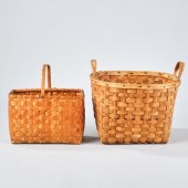 TWO SPLINT BASKETSA large ash