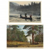 TWO SPORTING PRINTS - OGDEN PL