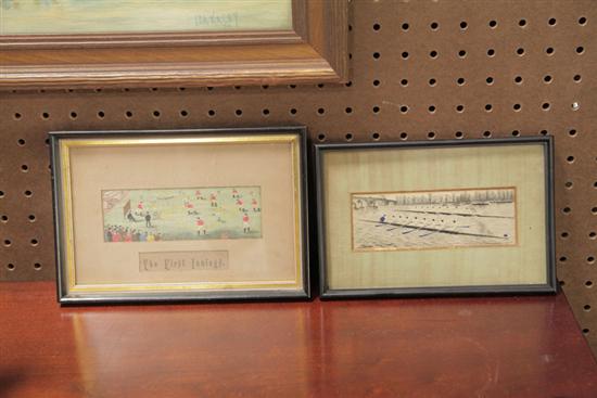 TWO SPORTING STEVENGRAPHS. ''The