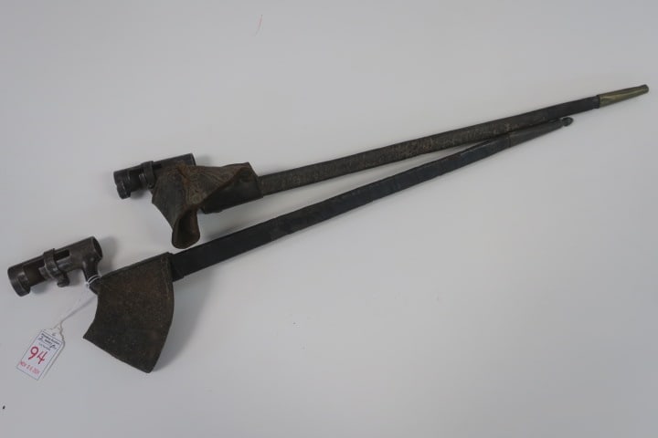 TWO SPRINGFIELD TRAPDOOR SOCKET