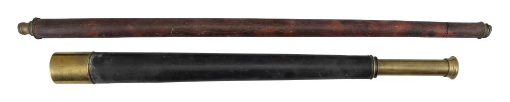 TWO SPYGLASSES 19TH CENTURY