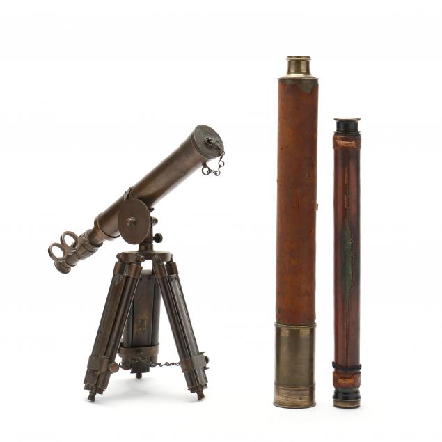 TWO SPYGLASSES AND A TABLE