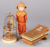 TWO SQUEAK TOYS, CA. 1900Two s