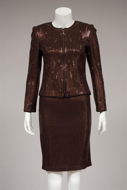 Two St. John Couture skirt suits