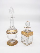 TWO ST. LOUIS FRENCH GILT DECO