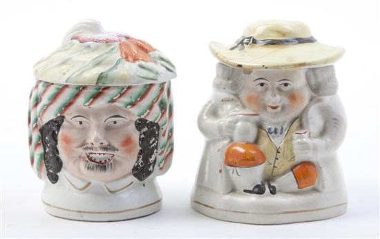 * Two Staffordshire Ceramic Figural