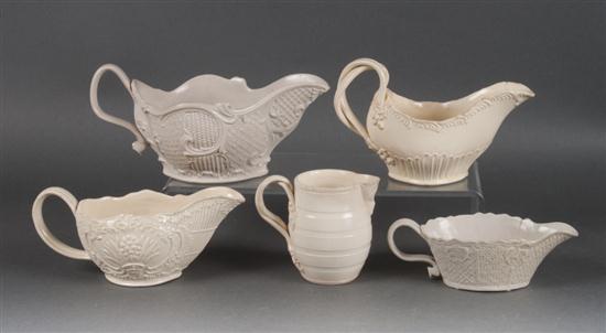 Two Staffordshire creamware