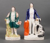 Two Staffordshire earthenware