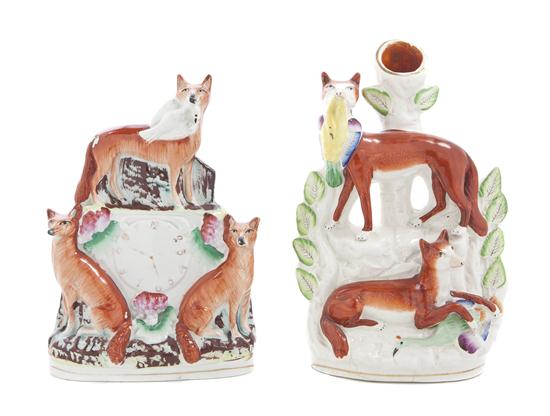 Two Staffordshire Figural Groups