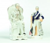 TWO STAFFORDSHIRE FIGURES OF W