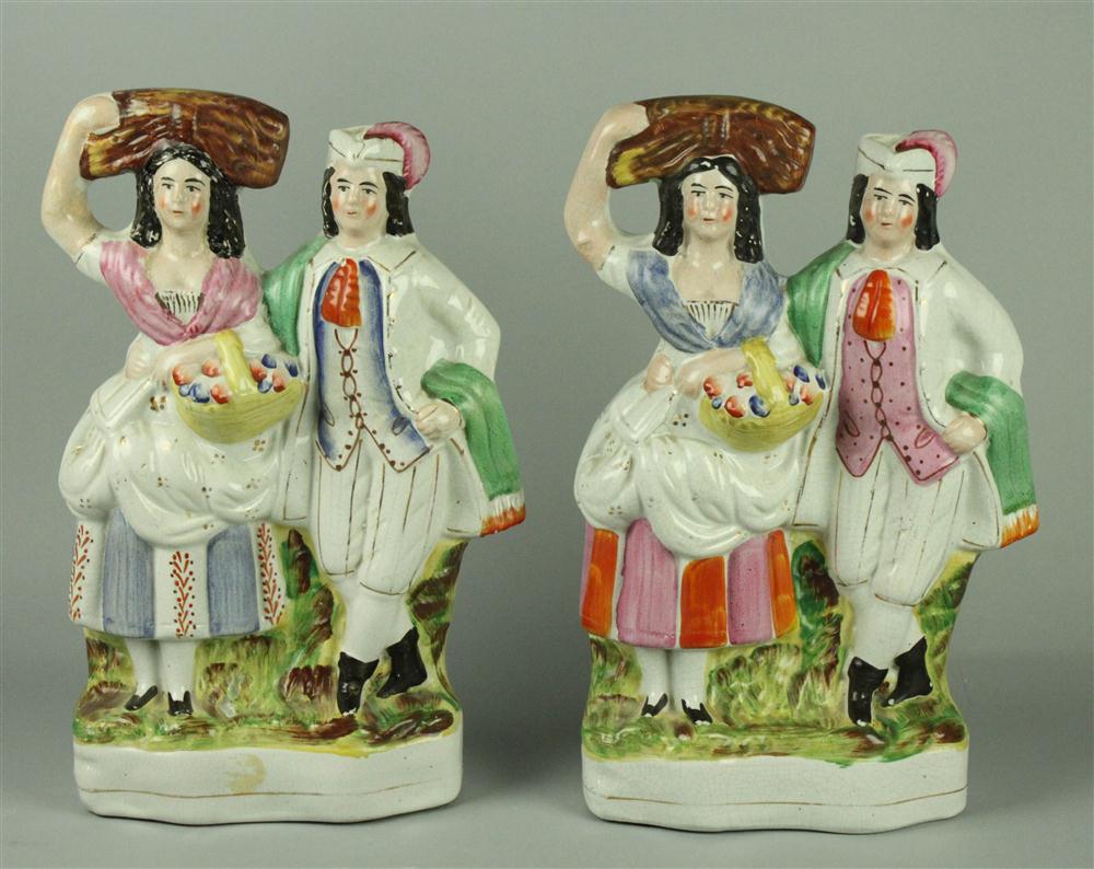 TWO STAFFORDSHIRE HARVESTER