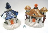 TWO STAFFORDSHIRE PORCELAIN ''