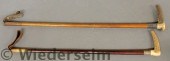 Two stag horn handled riding c