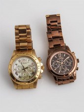 TWO STAINLESS STEEL QUARTZ WRI