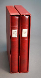 TWO STAMP ALBUMS, CONSISTING O