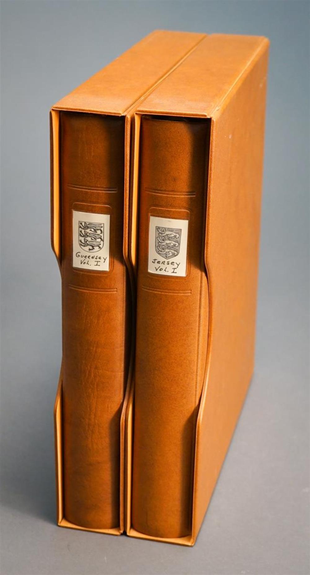 TWO STAMP ALBUMS, CONSISTING OF: