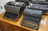 TWO STANDARD TYPEWRITERS BY UN