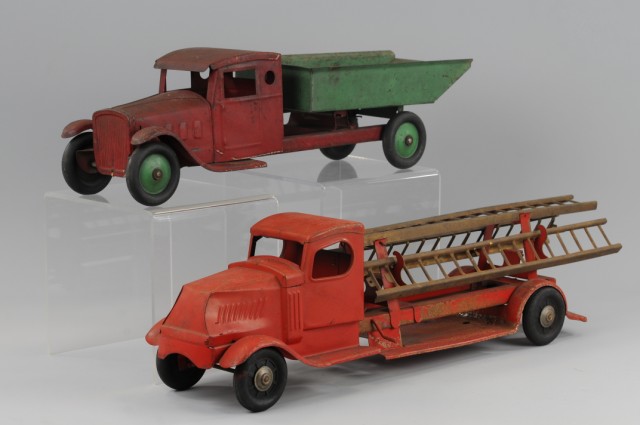 TWO STEELCRAFT TRUCKS Pressed steel