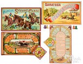 TWO STEEPLE CHASE GAMES, CA. 1
