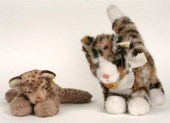 Two Steiff cats    later 20th