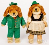 TWO STEIFF DRESSED ANIMALSTwo