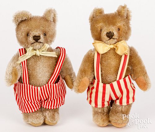 TWO STEIFF MOHAIR TEDDY BEARSTwo
