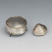 TWO STERLING BOXES  Including