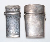 TWO STERLING-CASED LANCETS 18t
