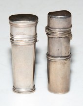 TWO STERLING-CASED TWO BLADE L