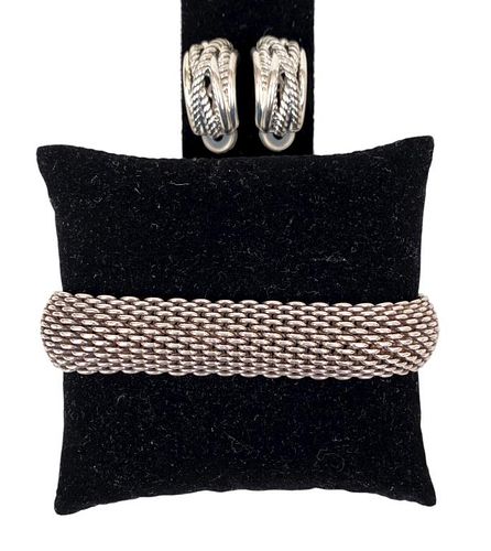 TWO STERLING JEWELRY ITEMS, TIFFANY