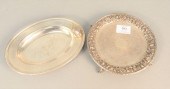 TWO STERLING NUT DISHES TO INC