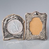 TWO STERLING PHOTO FRAMESTwo s