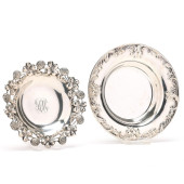 TWO STERLING SILVER BON BON BO