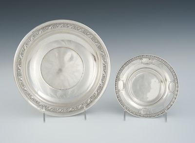 Two Sterling Silver Bowls by J.