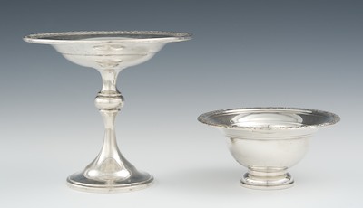 Two Sterling Silver Candy Dishes