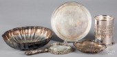 TWO STERLING SILVER DISHES 9.4
