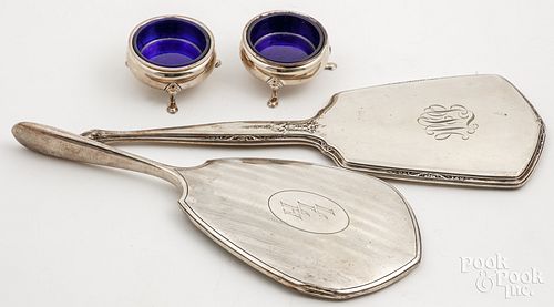 TWO STERLING SILVER DRESSING