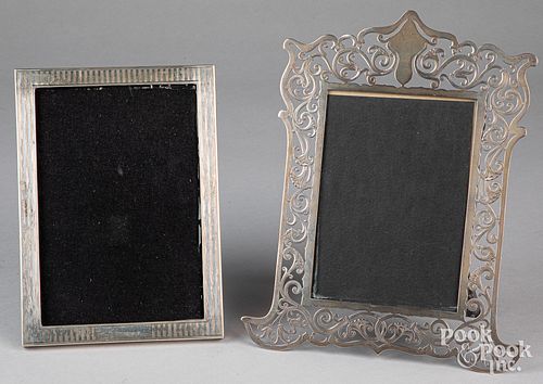 TWO STERLING SILVER FRAMESTwo