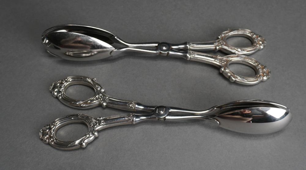 TWO STERLING SILVER HANDLE